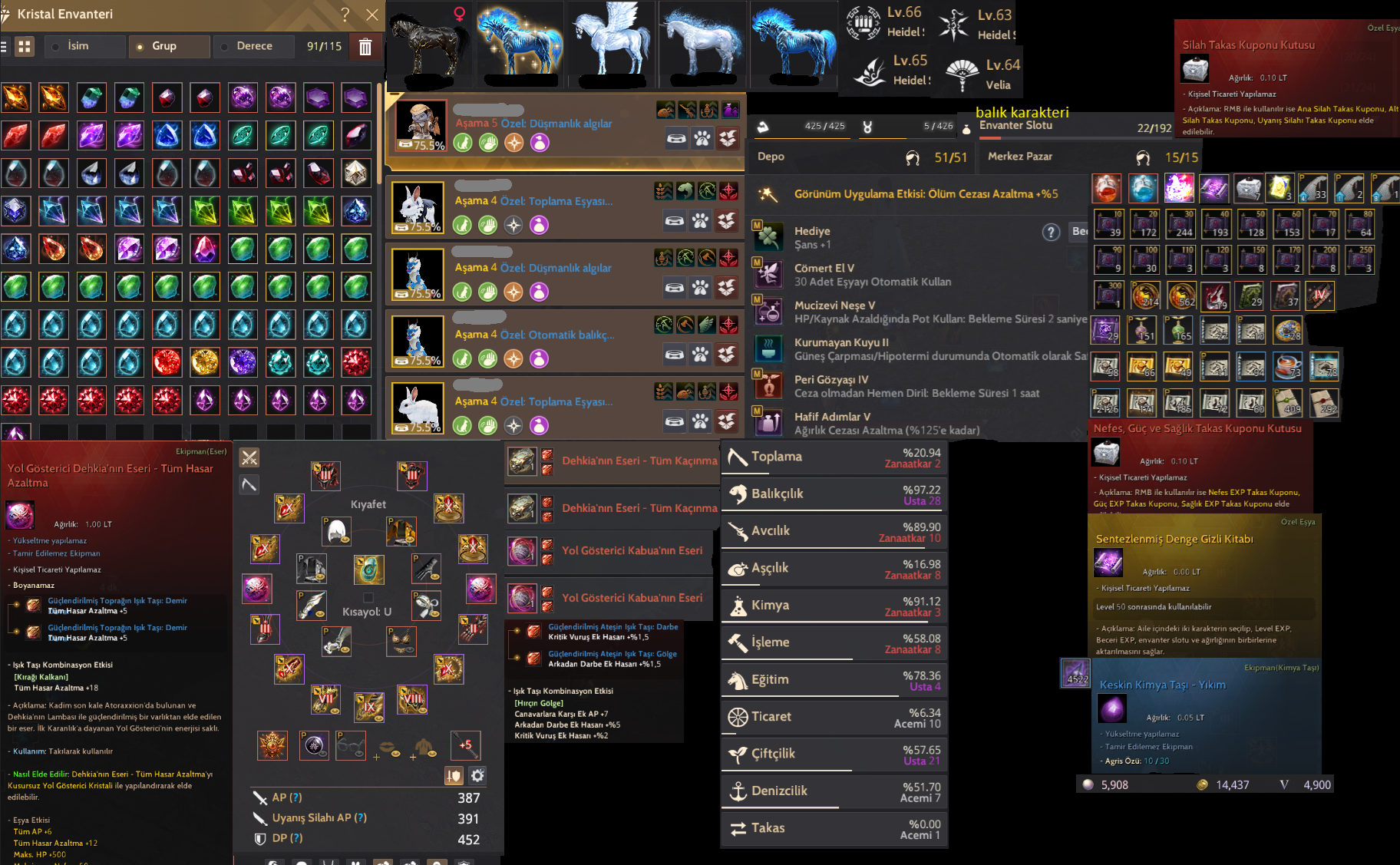 844 GS 391 AP FULL HESAP