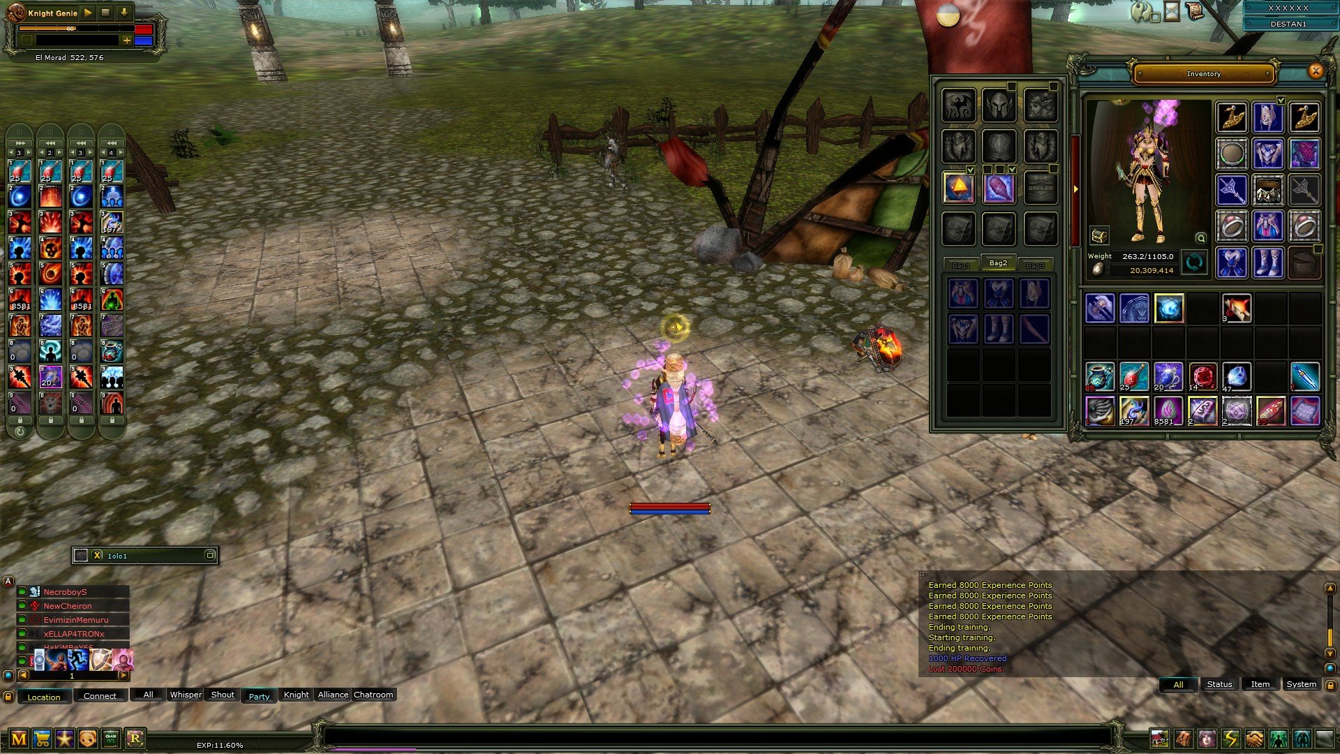 83/15 FULL ARSHİEVE 8 HP 8 MP RONS SET !!