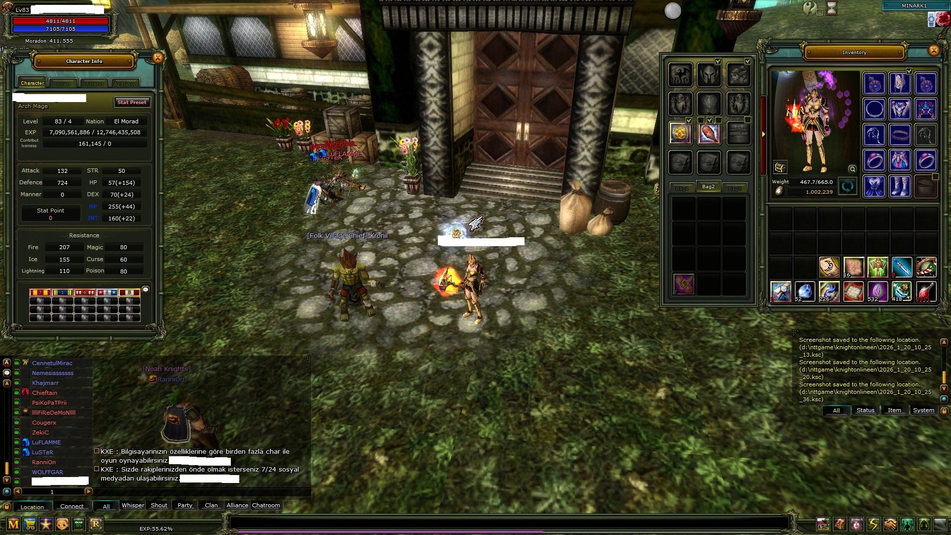 Minark 8 Setli PK ya Hazır Mage