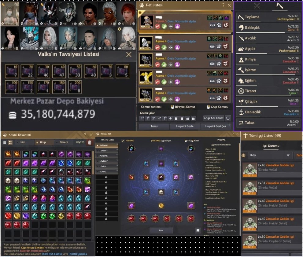 855 GS P2W // TELESKOP // PUSULA // KARAK // ENDGAME DOLU HESAP