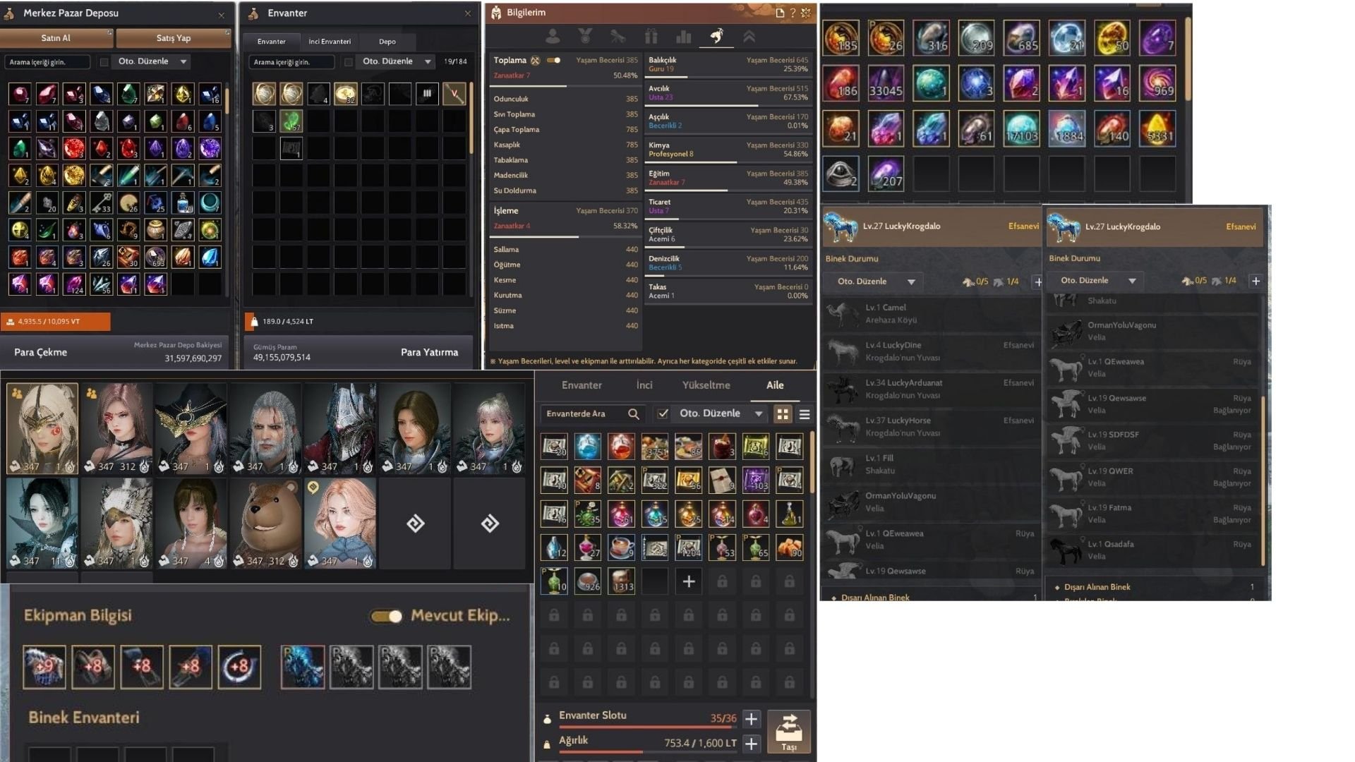 391ap 455dp 25k inci krogdola karak yaşam oyun sonu cadı lhan