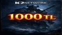 K2Network.com.tr 1000 TL Bakiye