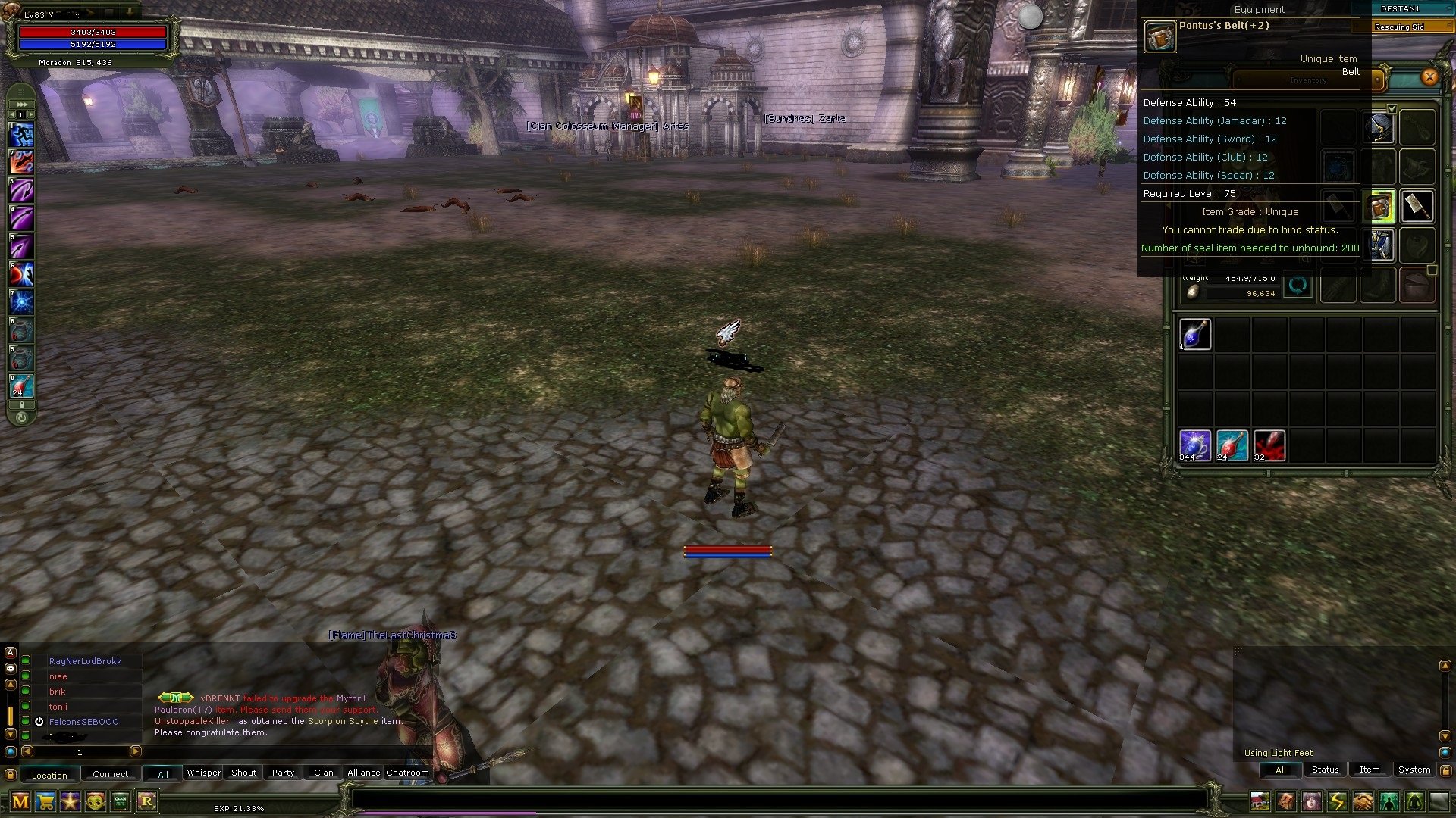 83/2 ful skil ASAS pontus belt 2 neck 1