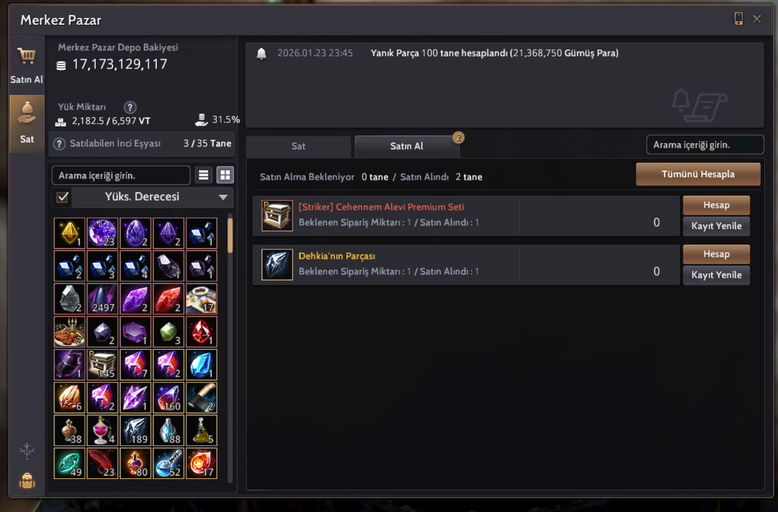 FULL DEC CLİENT HESAP