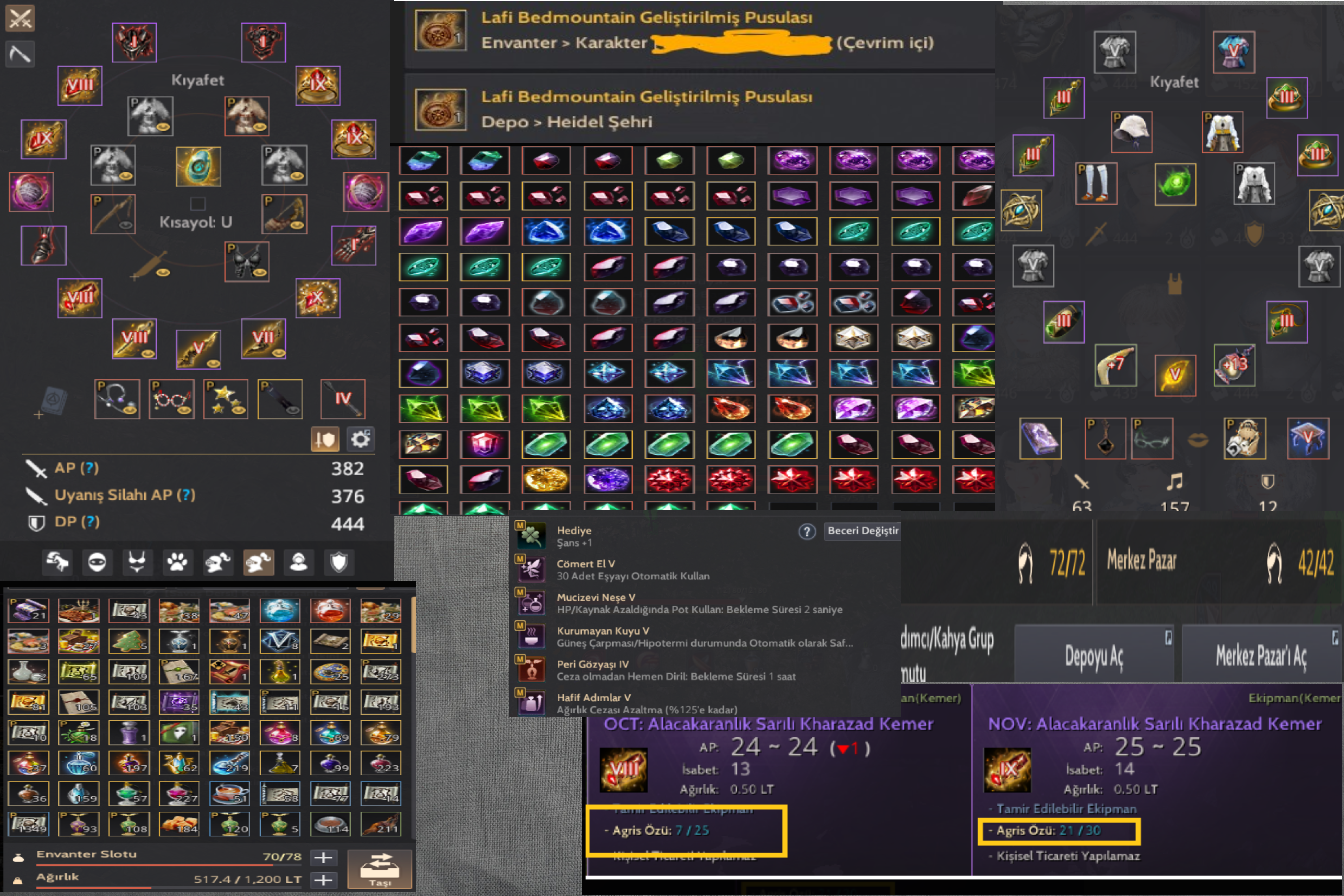 821 HESAP GS 2 PUSULALI CLİENT LİFESKİLL ALT YAPISI VAR