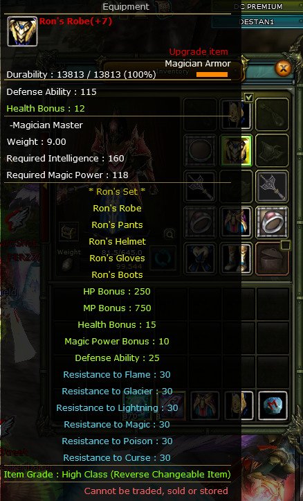 79LV 7 QUESTLİ RONSLU MAGE