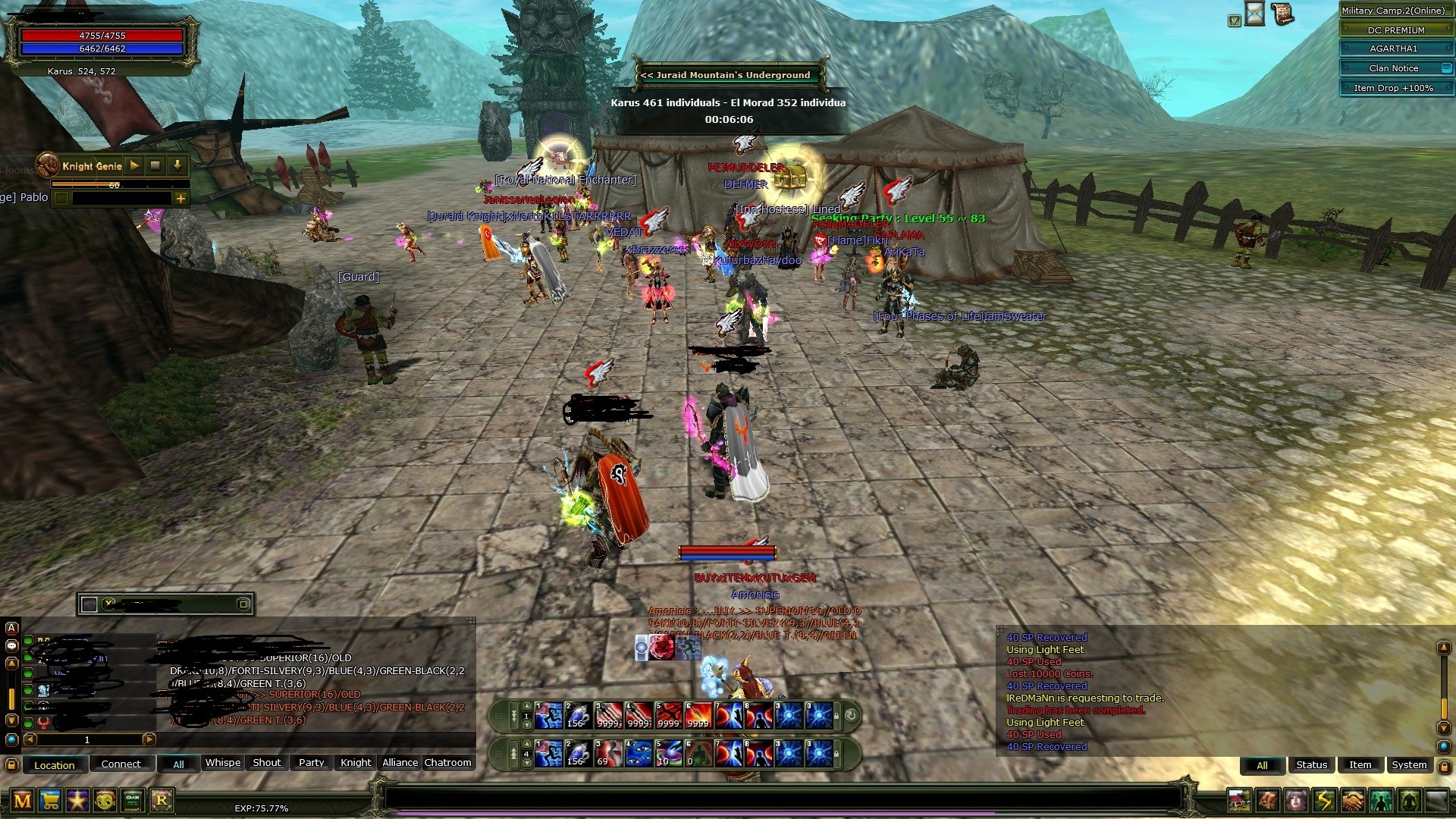 83/5 AGARTHA KARUS OKÇU 700K NP % 13 FULL GÖREV