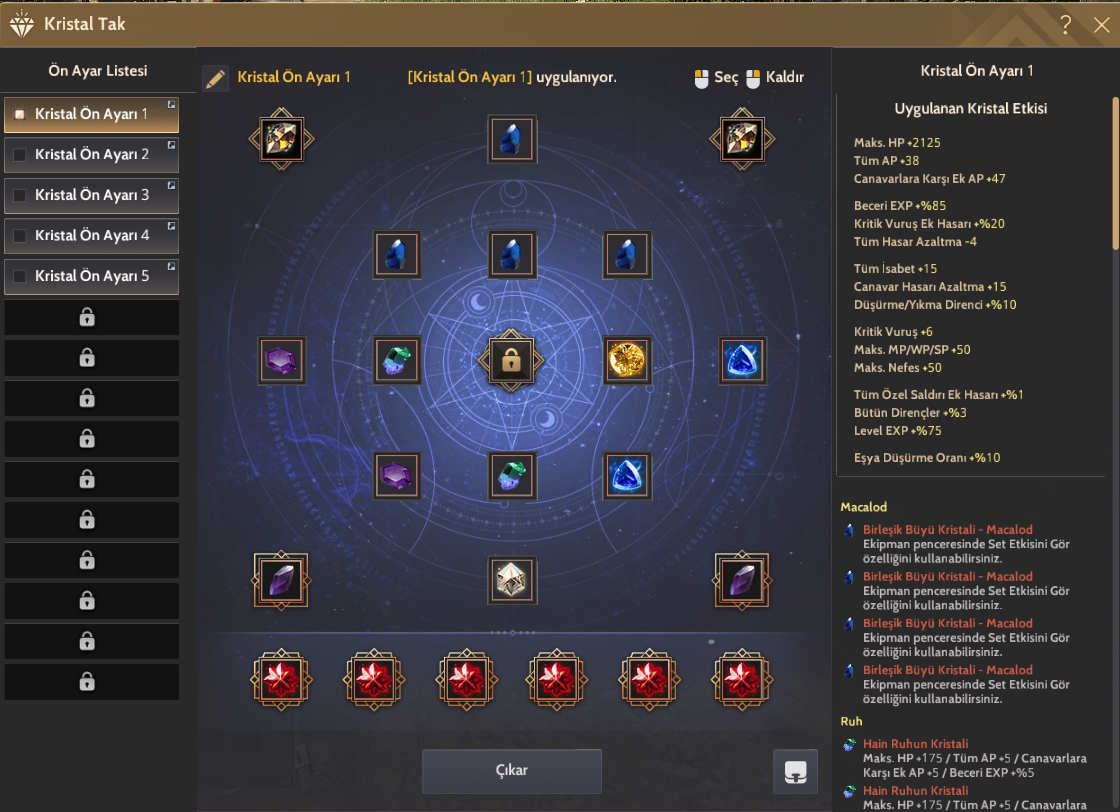 CLİENT * 810 GS * 43.260 CRON TAŞI * 8 FULL KHARAZAT * ZIRHLAR FULL 4 *