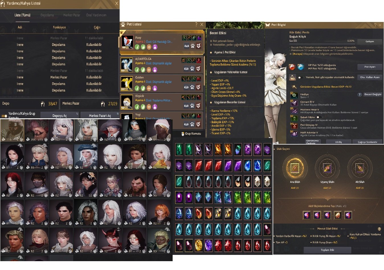 787 GS - 369 AP 423 DP Dolu Hesap Gelişime Açık