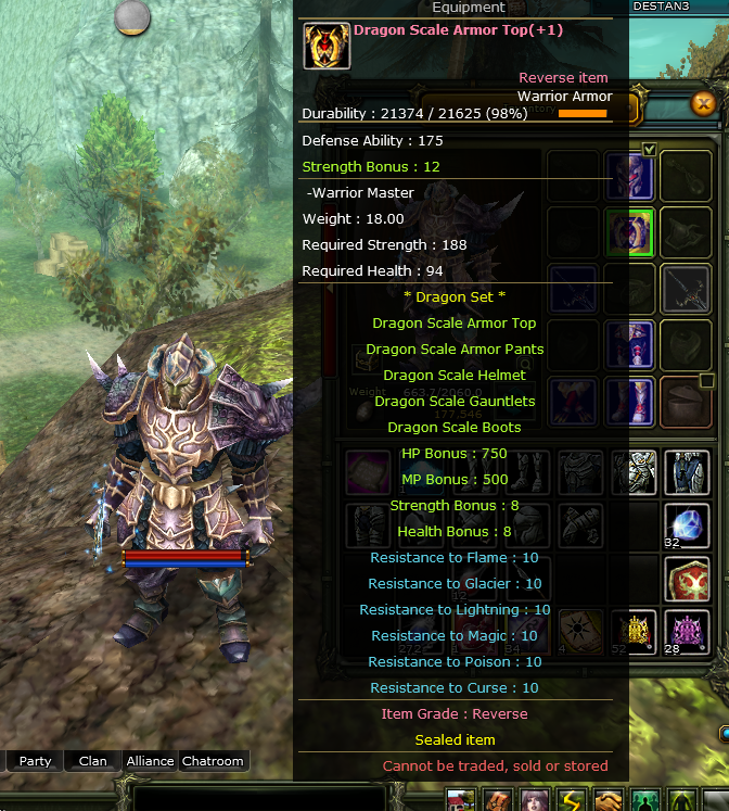 7 MS 7 DRAGON SET 6 SPEAR 82 LEVEL WARRIOR