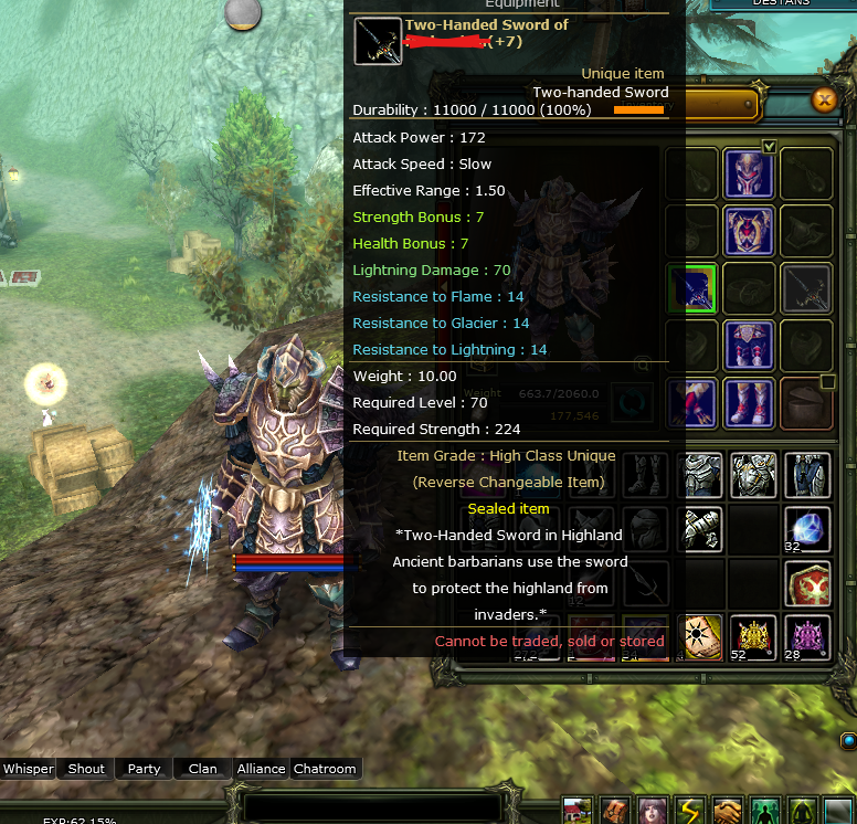 7 MS 7 DRAGON SET 6 SPEAR 82 LEVEL WARRIOR