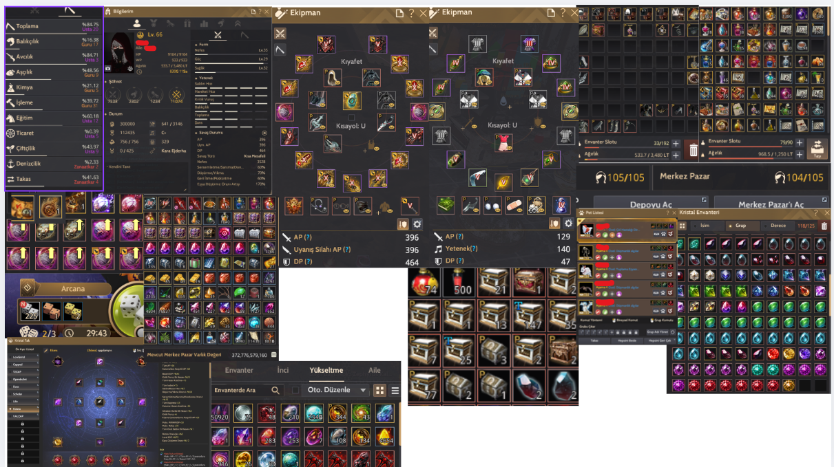 66 LV FULL X 600k Cron 3x Voltarion Ve Birçokşey