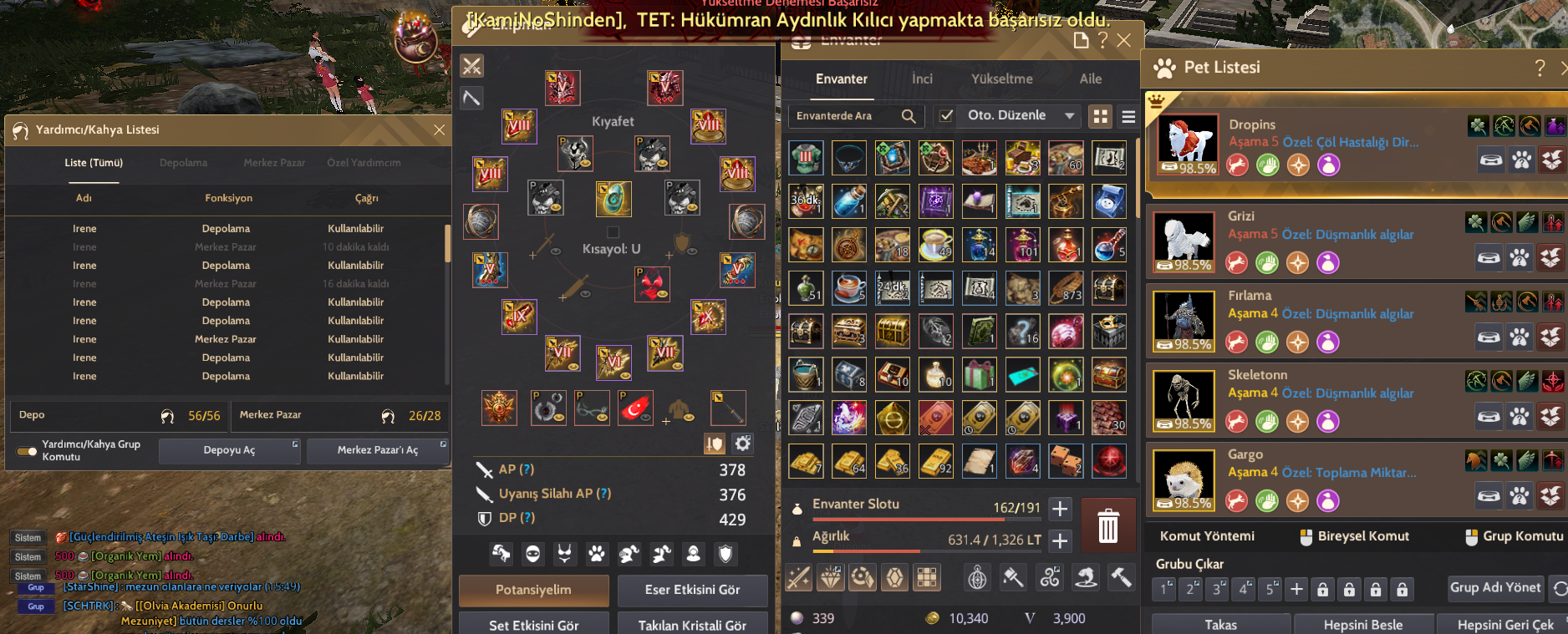 Aciliyetten satılık 65 level guardian