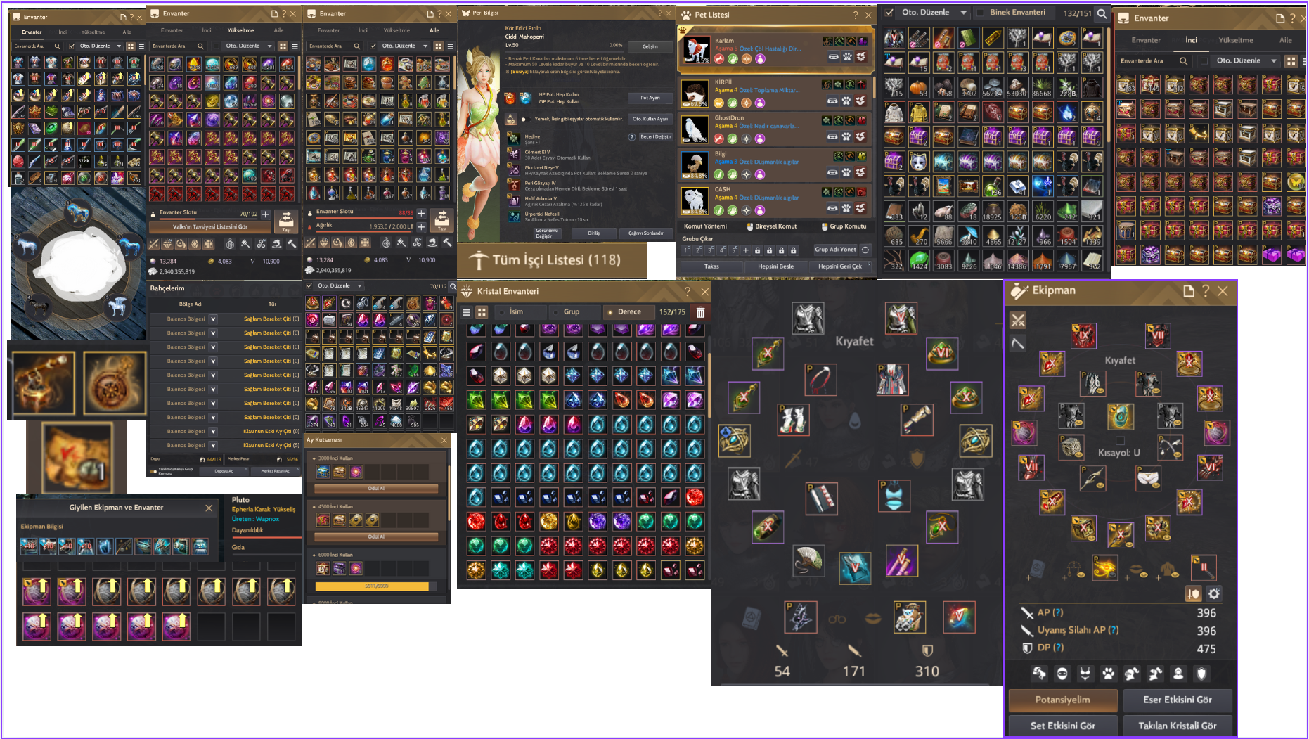 66 lvl 491 Kostümlü, 3000 Mastery [Helak] Full Full X