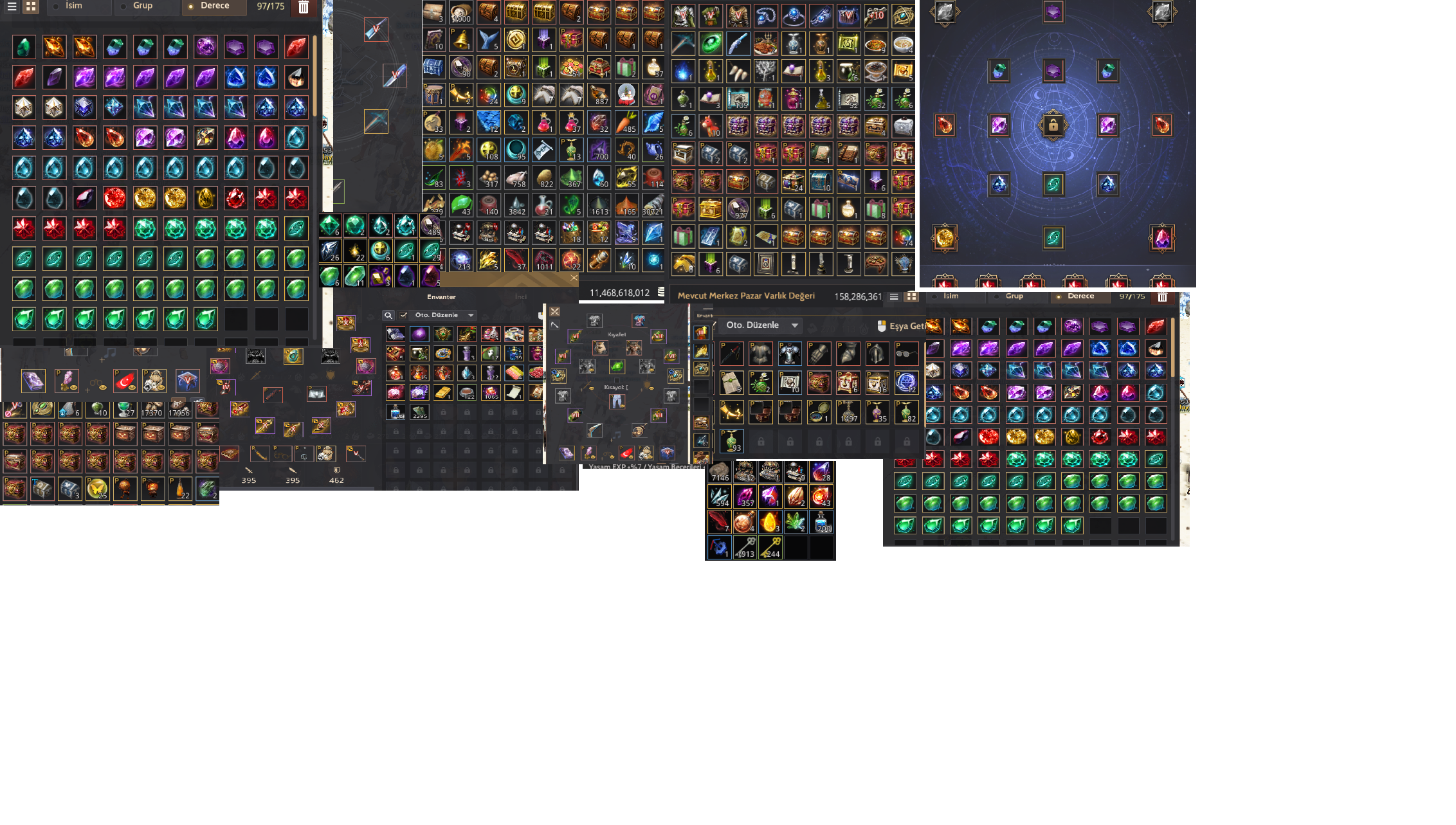 64 lwl 395/395ap 362/dp full life skil karakter satılır