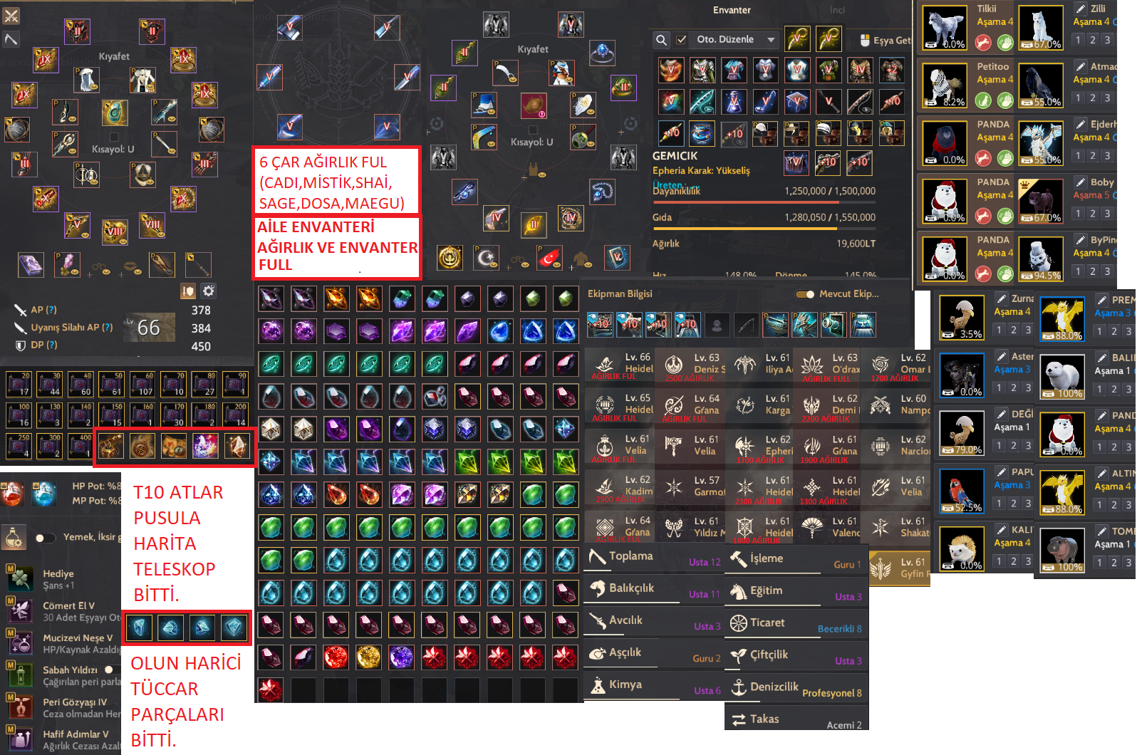 834 GS (384 AP - 450 DP) MENA AC