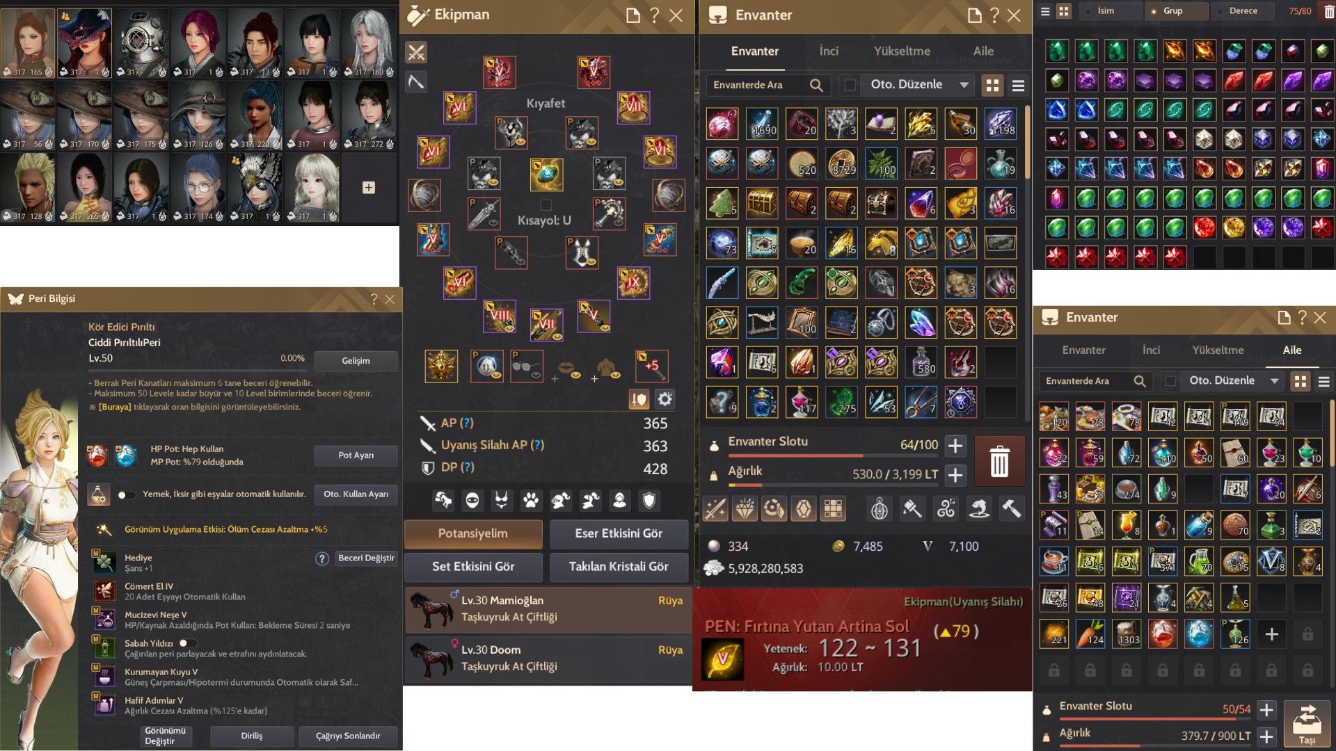 64 Level Seraph - 64 Level Woosa 364 AP - 427 DP