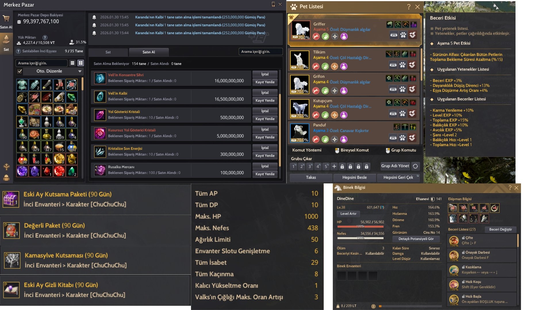 64 Level Seraph - 64 Level Woosa 364 AP - 427 DP