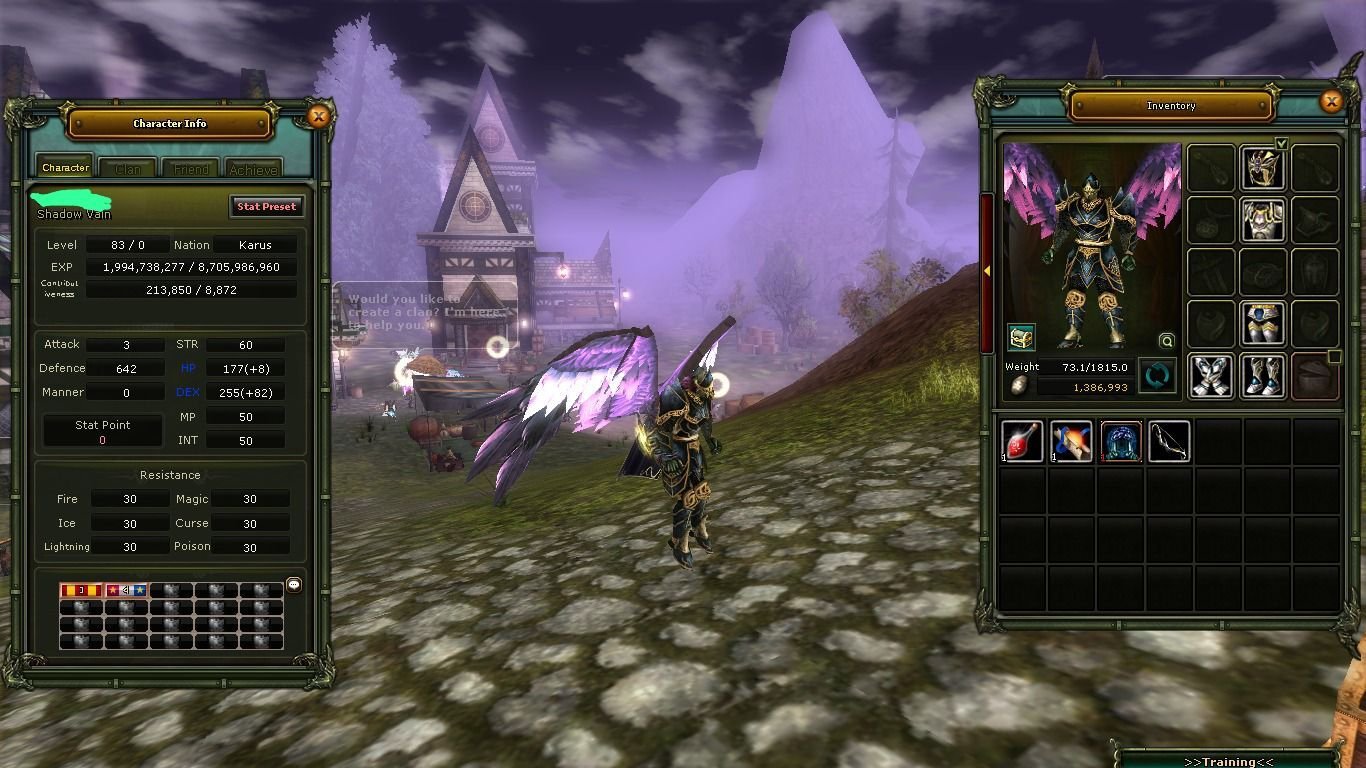 1 Account 2 server 2 83 lvl çar Açıklamayı oku