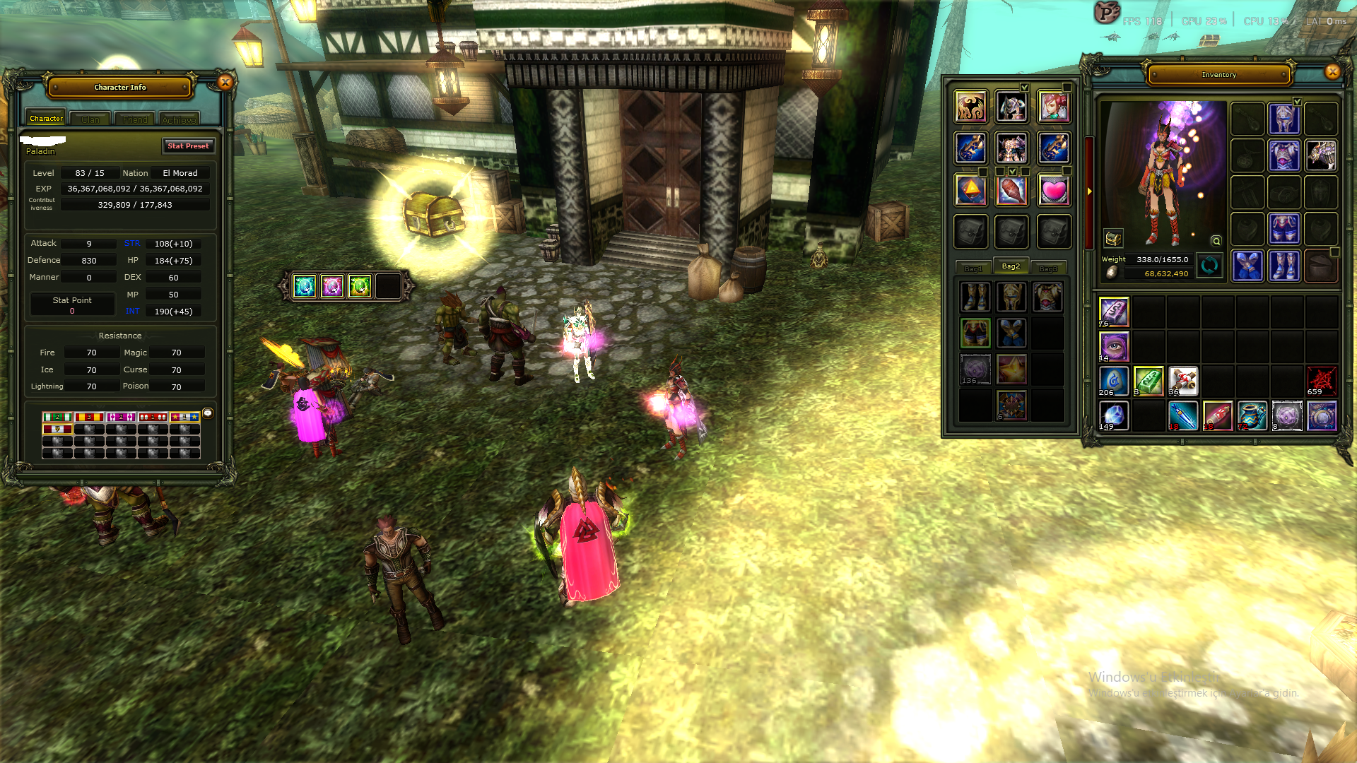 83/15 % 100 10m npli / 8 Trial Setli Priest