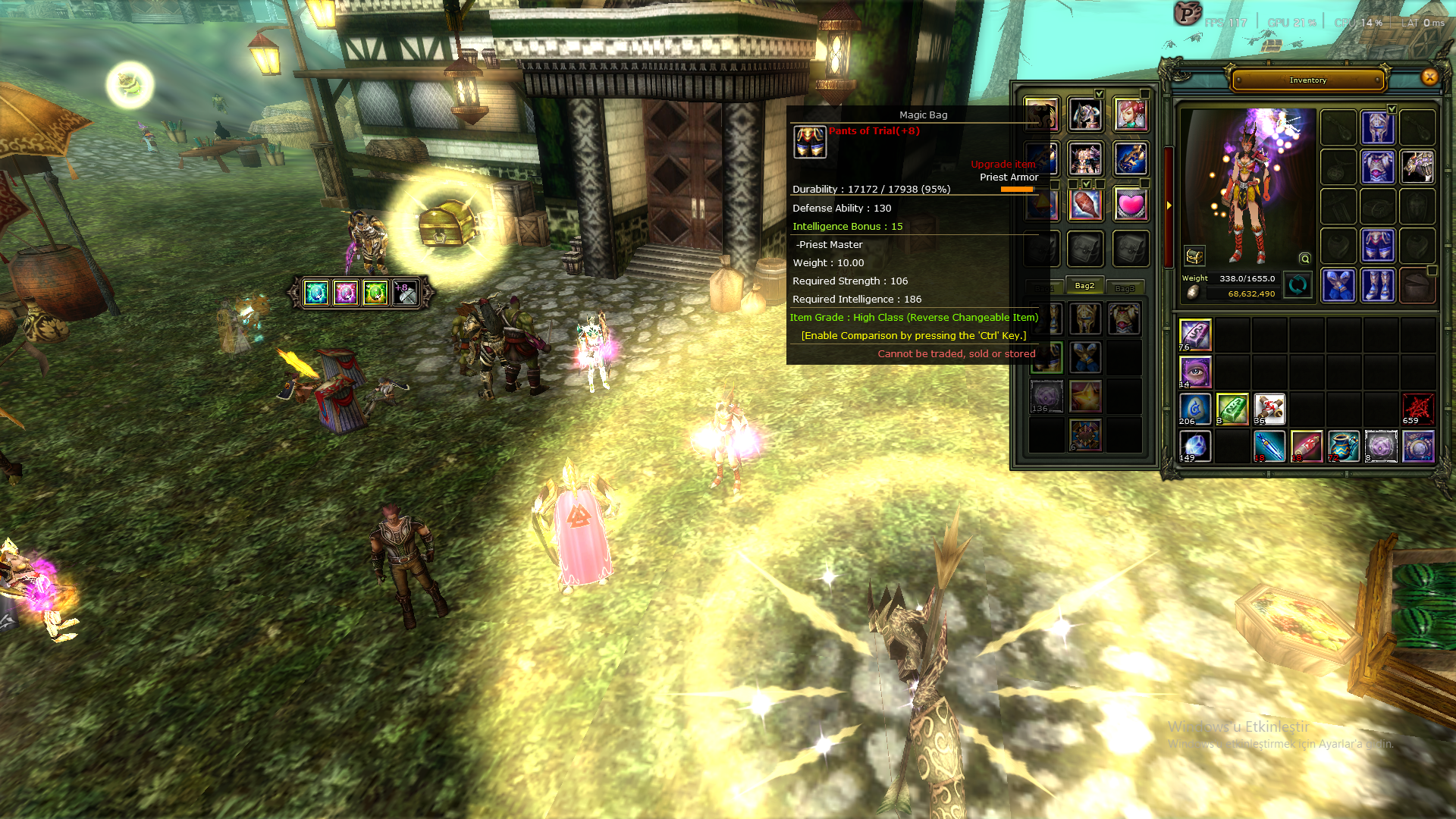 83/15 % 100 10m npli / 8 Trial Setli Priest