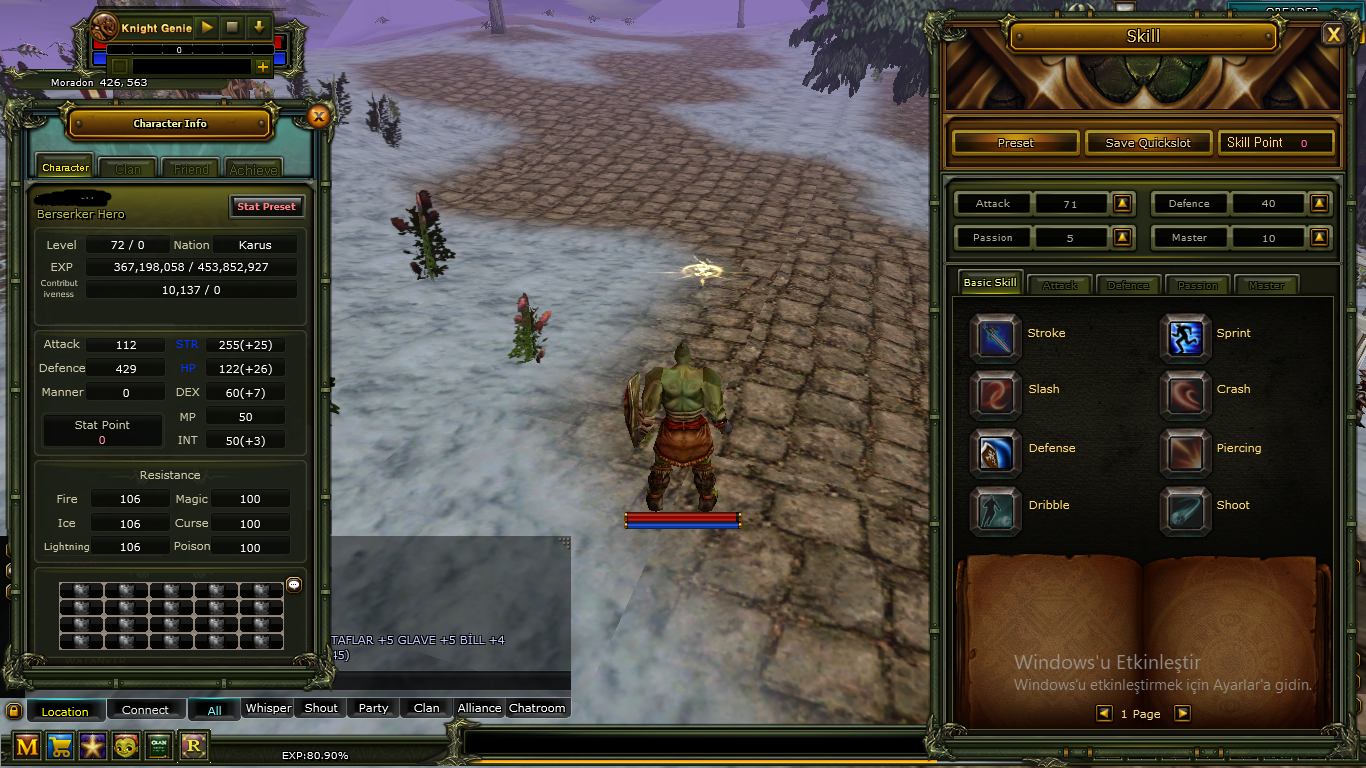 72 LEVEL KARUS WARRİOR PUSLU