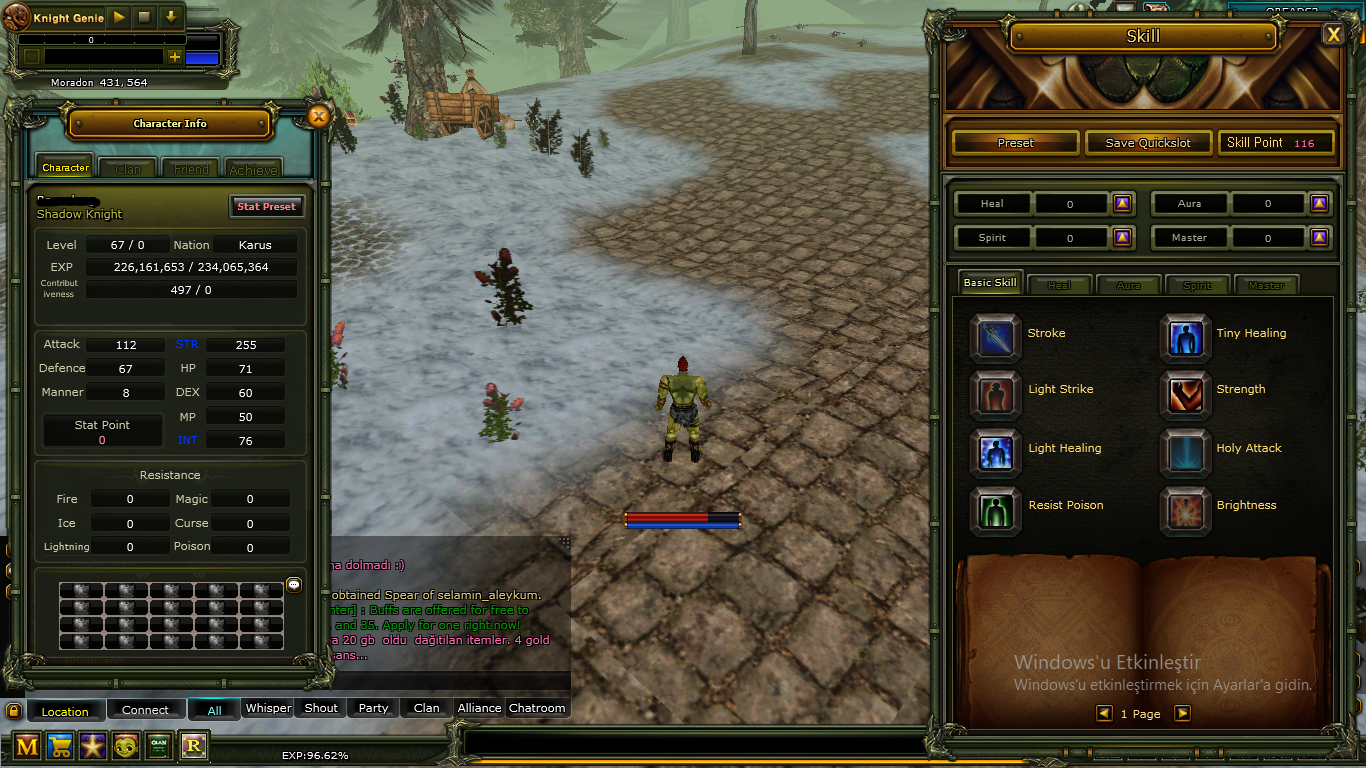 67 LEVEL KARUS PRİEST