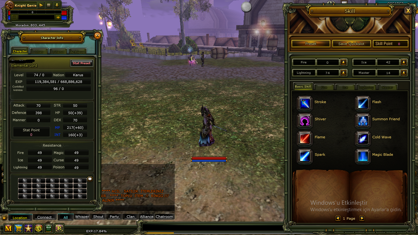 75 LEVEL KARUS WARRİOR