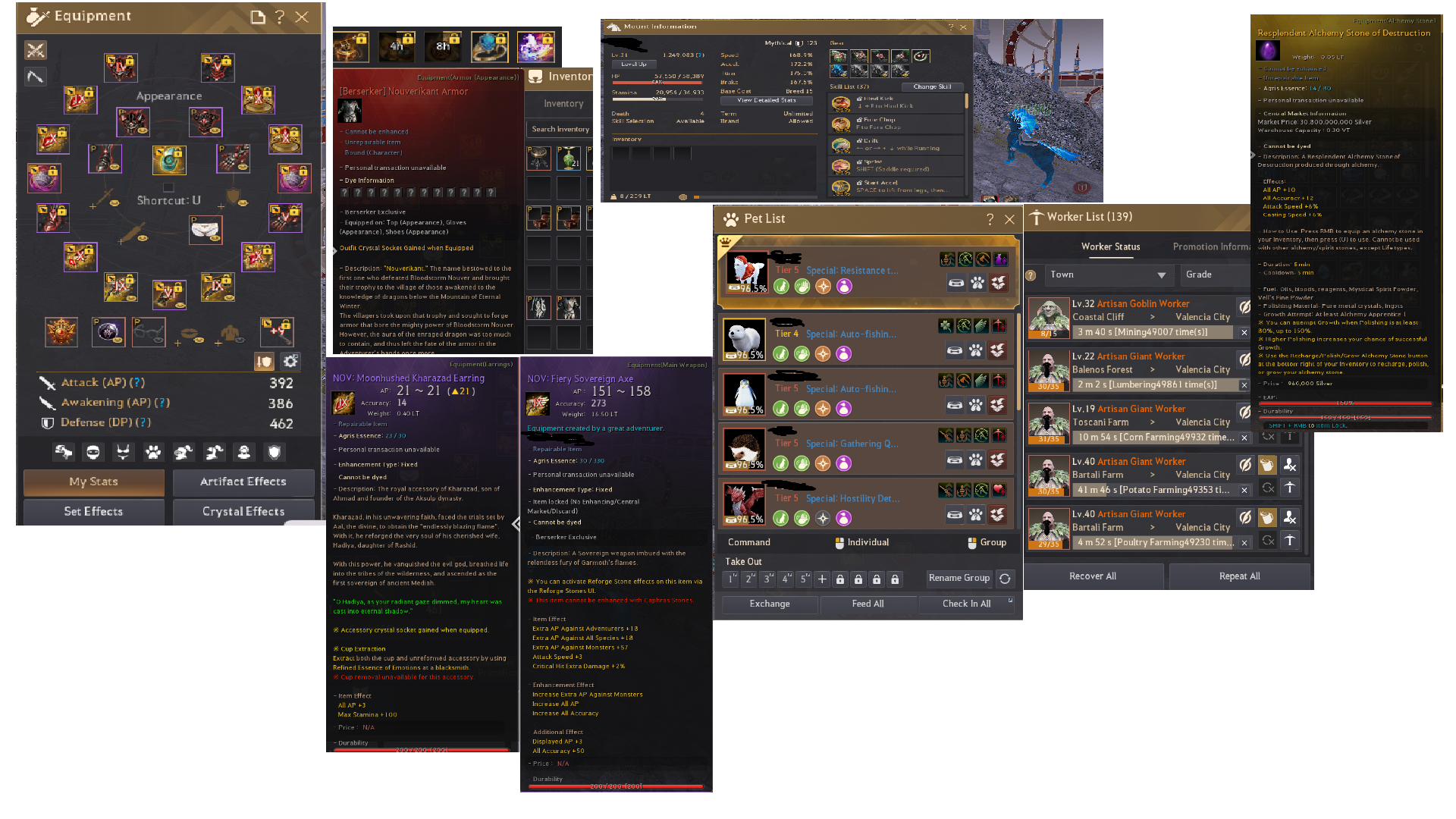 854GS - 6 HAZİNE EŞYASI - ANONİM - FULL FULL P2W EKSİKSİZ HESAP !