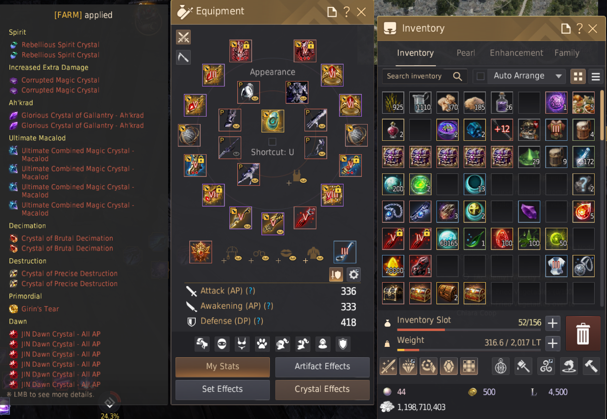 DK Main | Orta P2W | Kamp, Peri full | 60k Cron 5 Çekiç