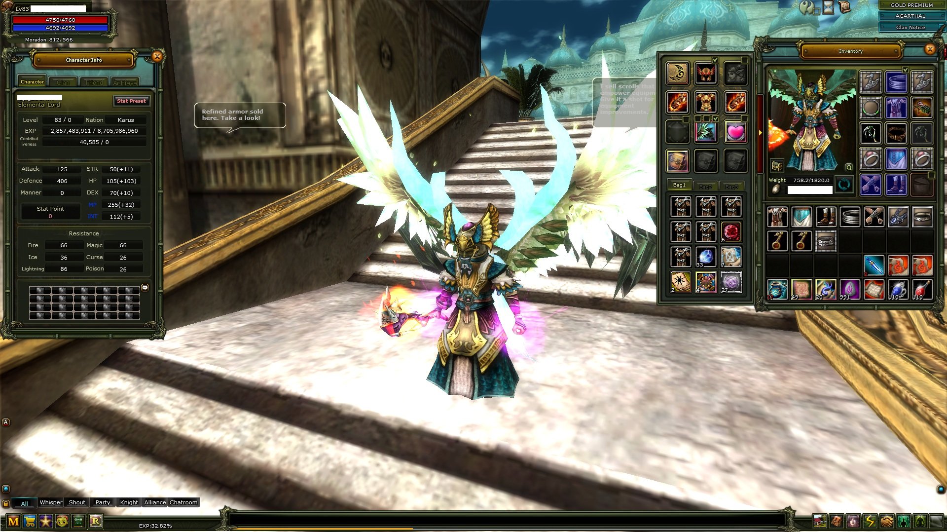 İtemli Fll Puss Premiumlu 83 Level Mage