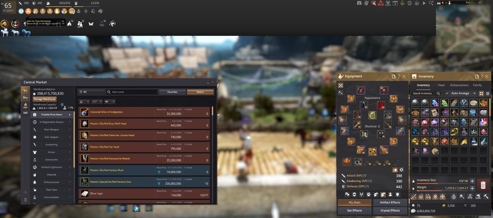 LEVEL 65 WITCH 832 GS