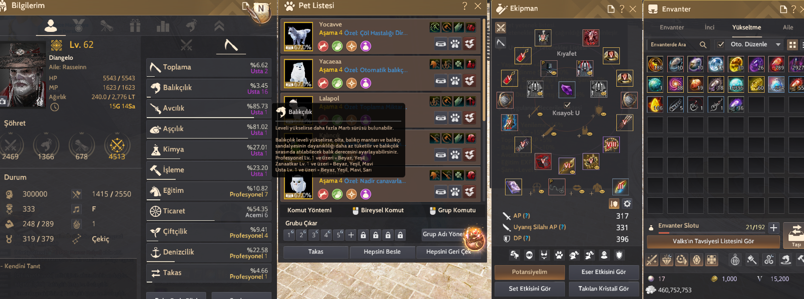 330 AP FULL P2W CLİENT HESAP