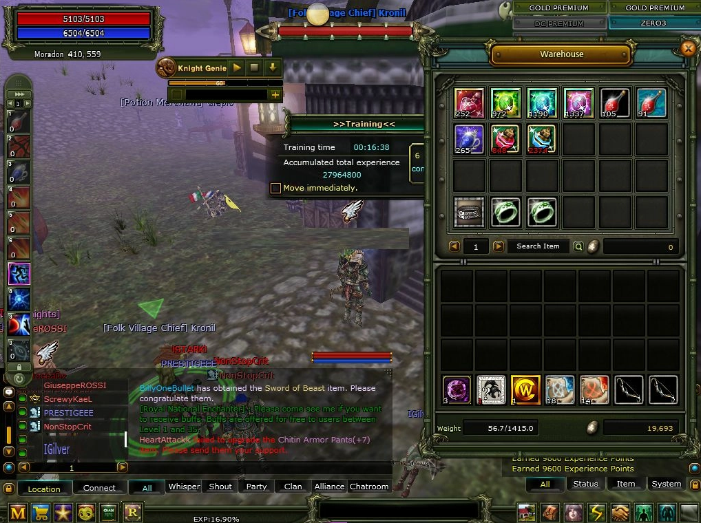 ZERO 9 QUEST BOWLU 83/4 KARUS ROGUE