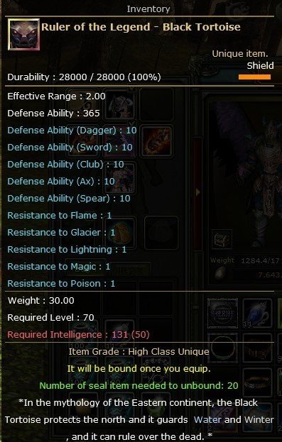 Ruler Of The Legend - Black Tortoise