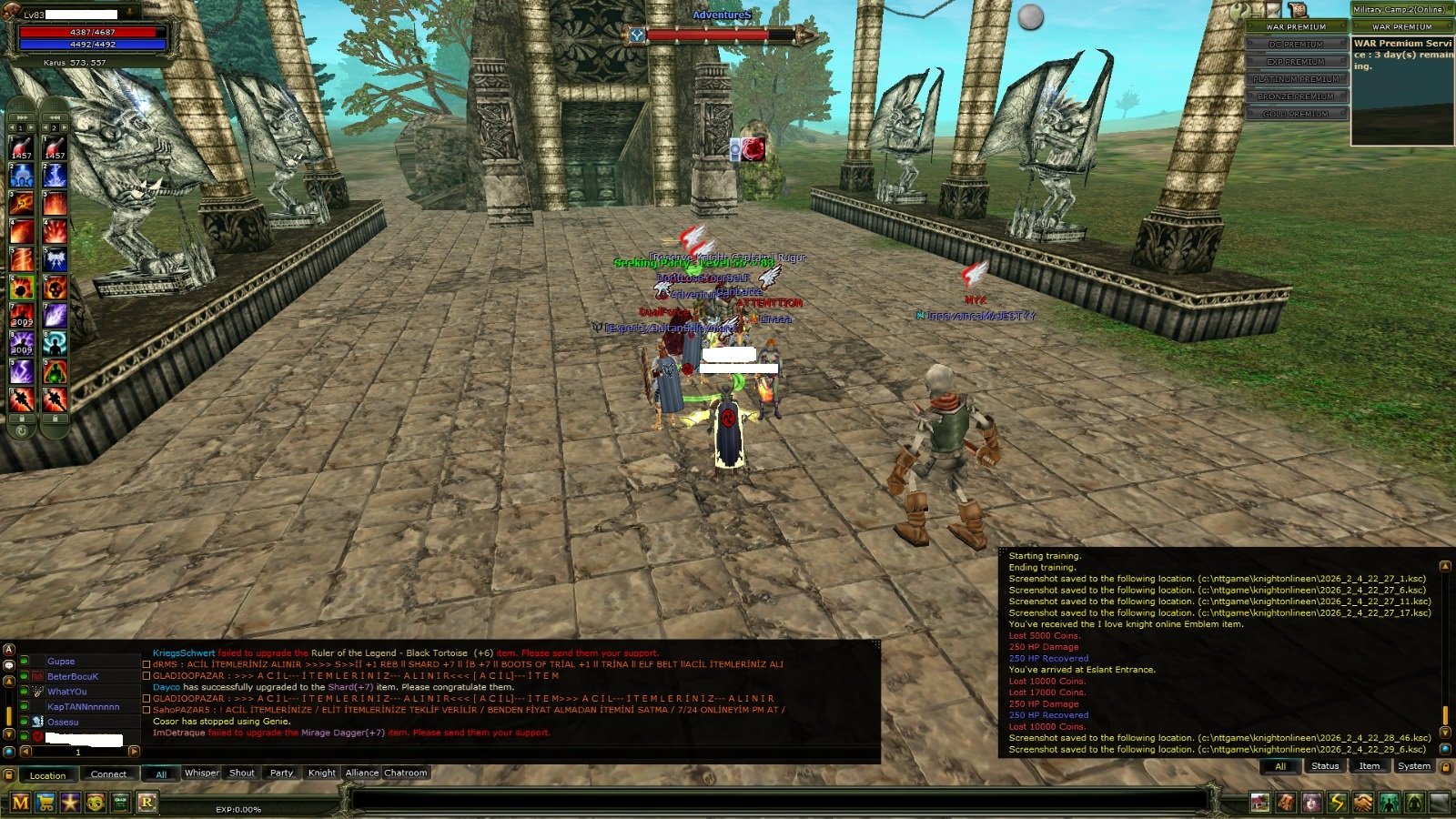 83/3 Full Görev 1.2M NP Lİ 100 DEF 90 DEF 6 Quest Stafflı Mage