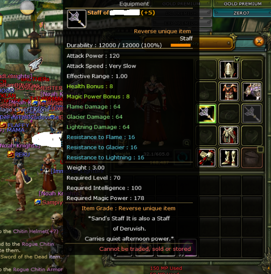 8 Quest Staff Mage - Yan Charlı - Human