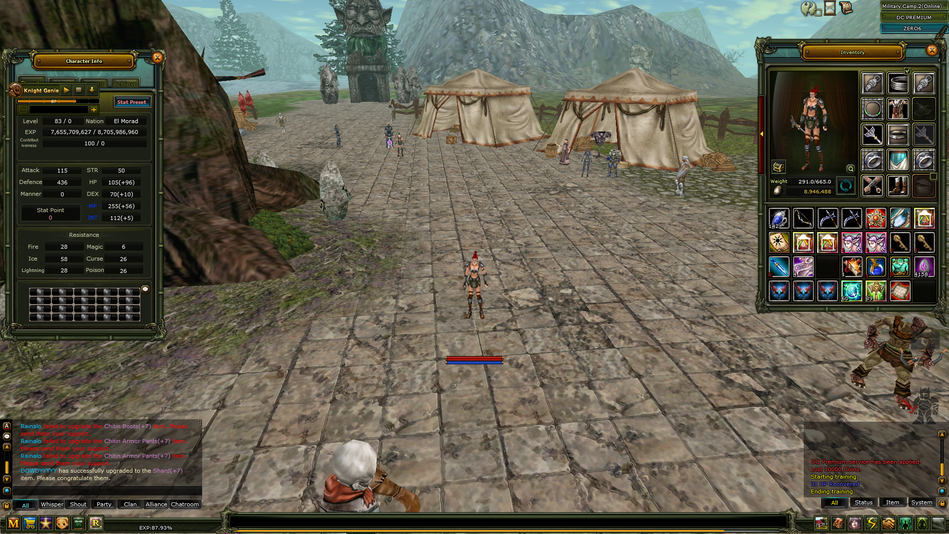 83 LVL % 87 Questli Mage Dc Preli Trinalı