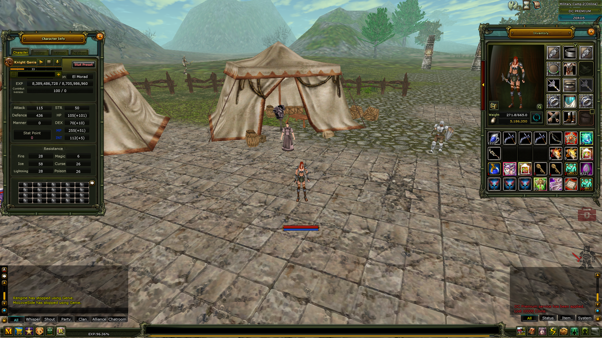 83 LVL % 96 Questli Mage Dc Preli Trinalı