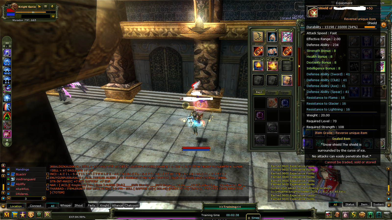 83/7 PRİEST 8 QUEST KALKAN