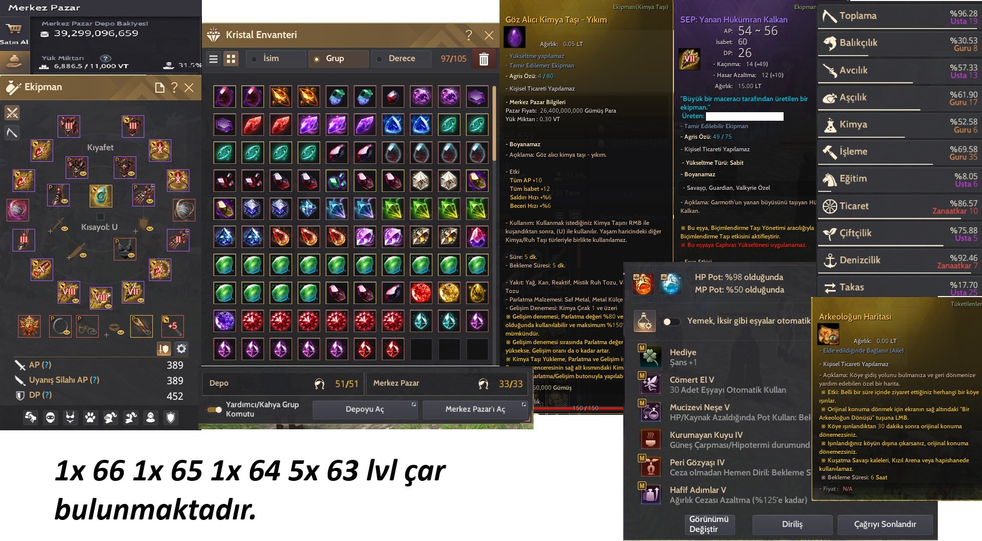 841 GS Anonim hesap. Uyguna gelen alır