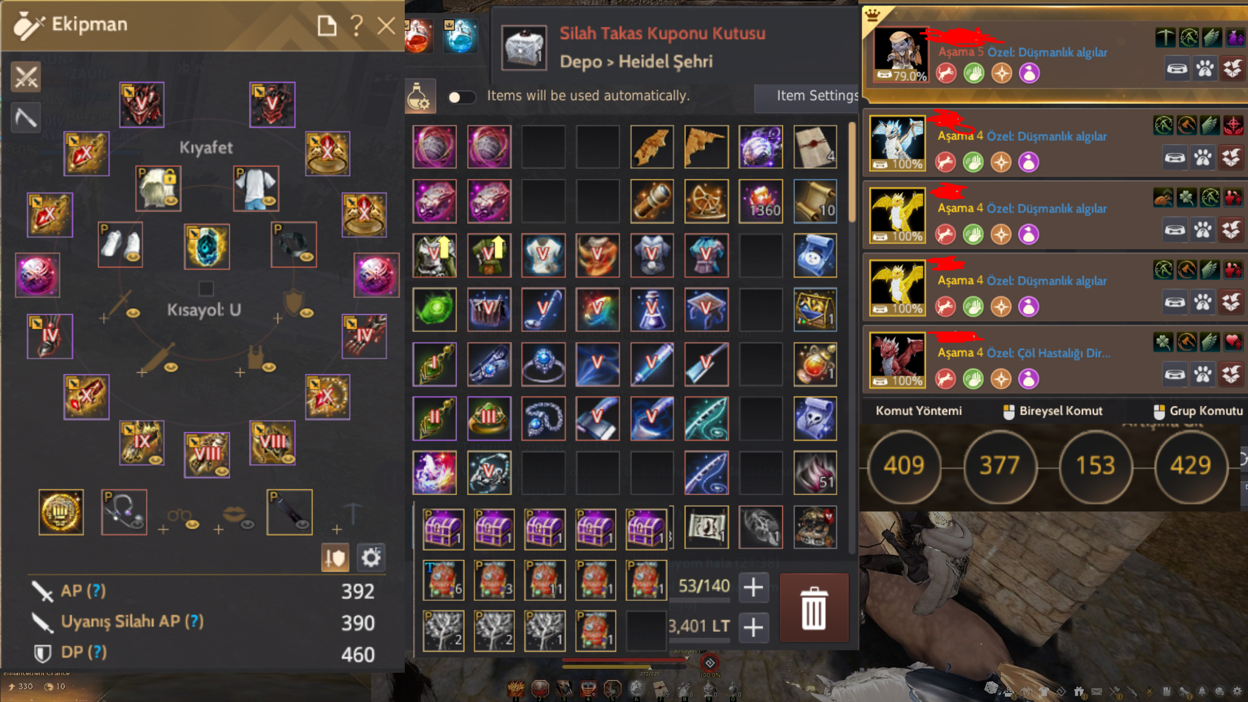 850GS 65lvl harika yıkım voltarion