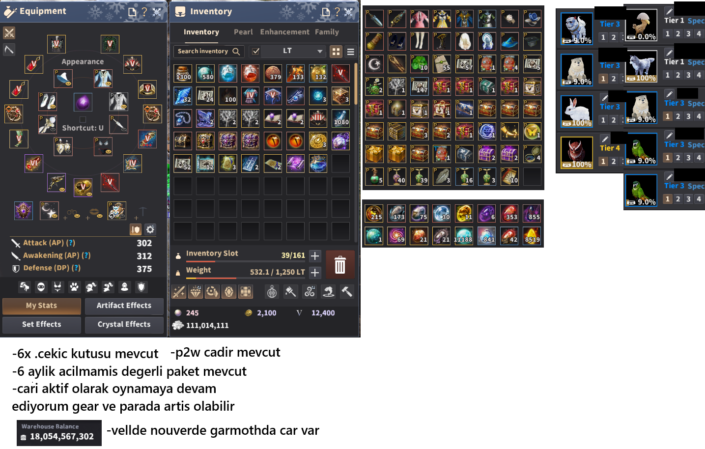 HIZLI BASLANGIC CADIRLI HESAP