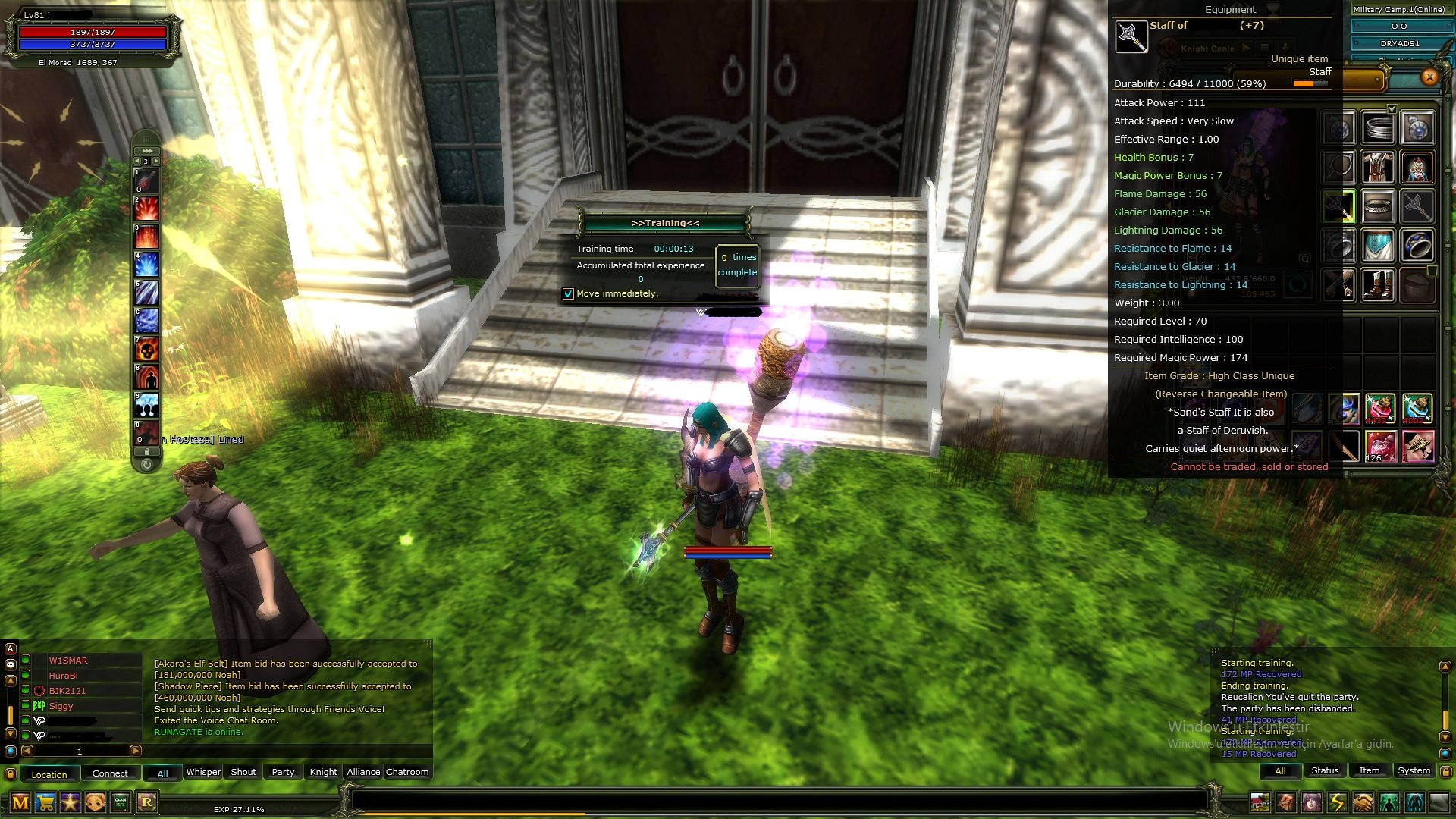 7 quest stafflı etkinlik magesi