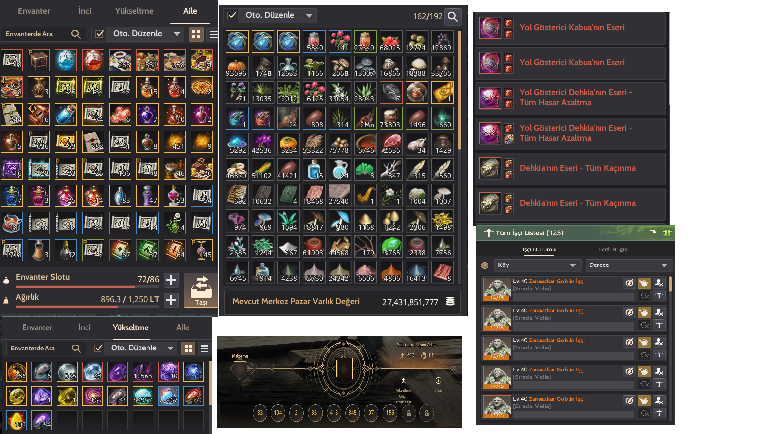 PARLAK KİMYA 394 AP HESAP 90 BİN KRON 250 T PARA