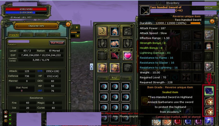 QUEST MS REB 6(187AP 8 STR) 83/3 PRİEST HUMAN