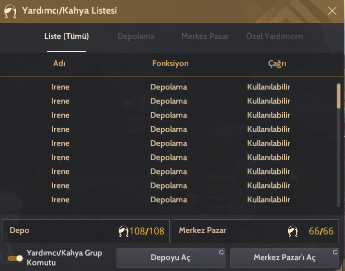 856 GS, dolu dolu hesap