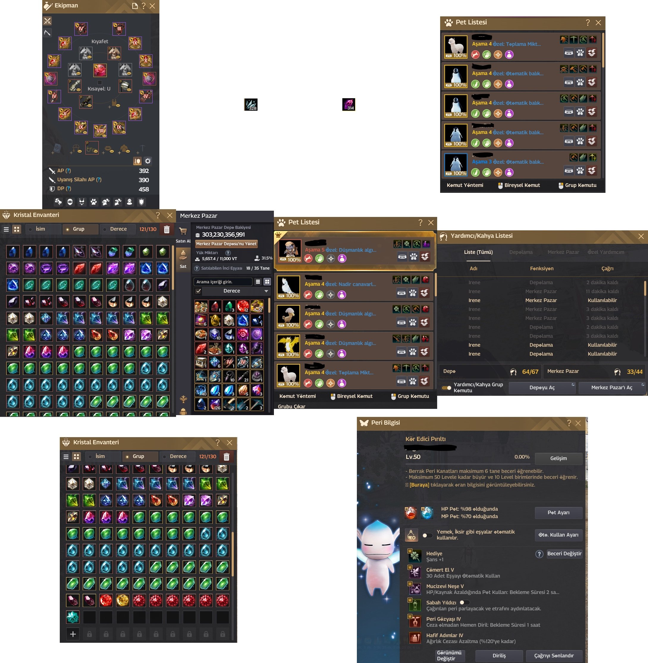 850 GS END GAME HESAP AYRINTI OKU