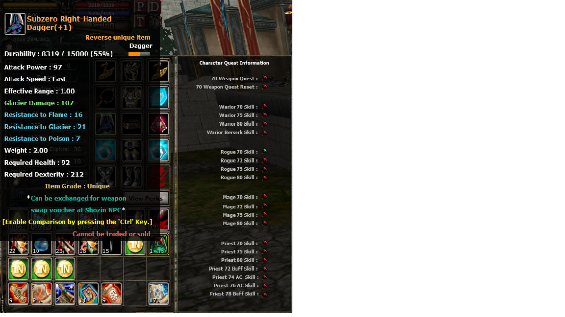 ELİTE ROGUE İTEMLERİ PARCA PARCA DA SATILIR