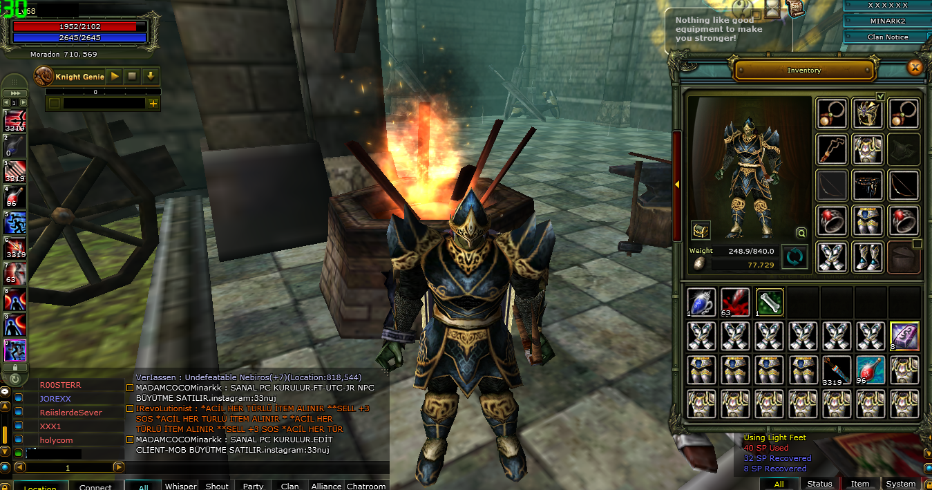 Minark Mythrill Setli Rogue Karus